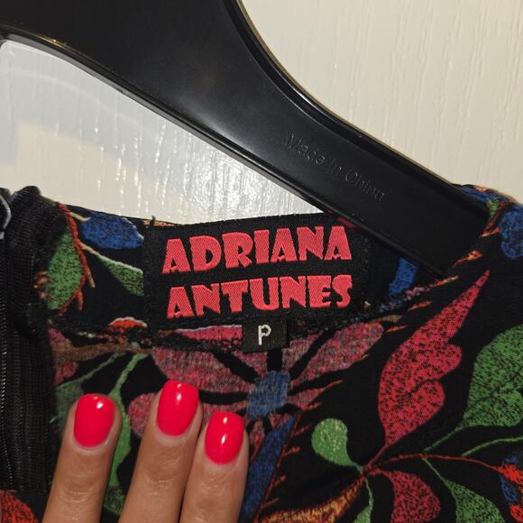 Adriana Antunes sleeveless shirt tunic sz P boho hippie - Picture 2 of 5